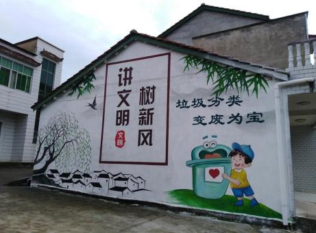 光山墙绘是现在流行的墙体广告