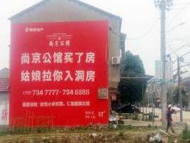光山墙体广告在乡镇、农村市场的媒体优势