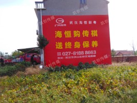 光山农村墙体广告给农村人民带来方便
