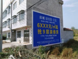 光山墙体广告质量分析