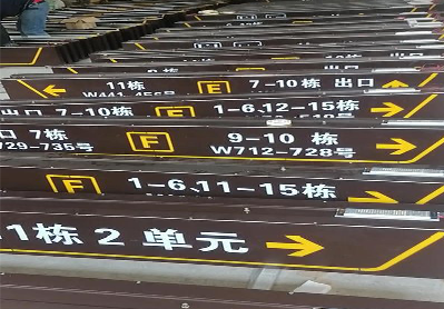 光山广告标识中，常见的几种安装方式。